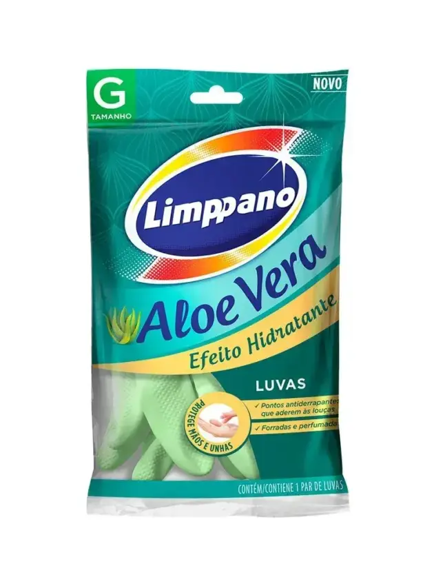 Guante Limpano de Aloe Vera. P