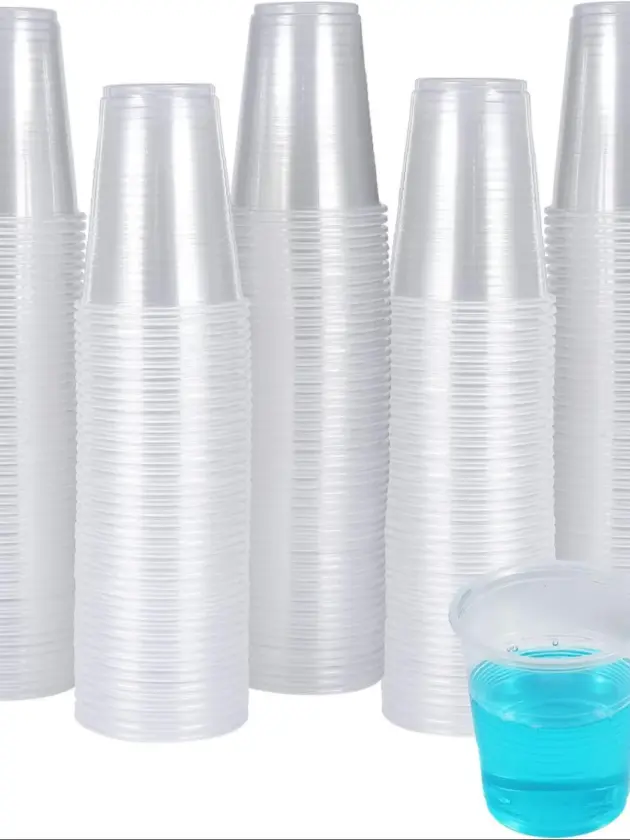 Vaso Plástico  Transparente 300ml – Pack x 100 unidades
