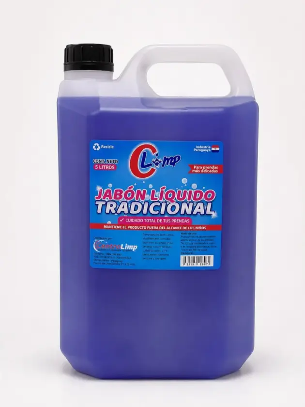 Jabón Liquido Tradicional Omo, 5Lt CLIMP.