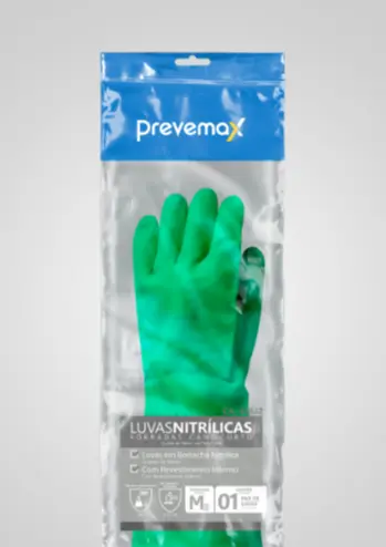 Guante de Nitrilo, PREVEMAX VERDE tam. G