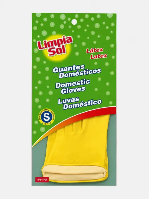 Guante domestico Limpia sol.  P