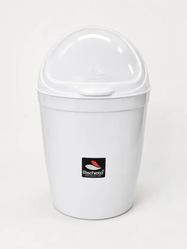 Basurero plástico 5lt móvil RISCHIOT