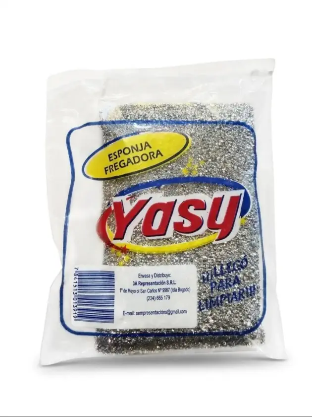Esponja plateada YASY