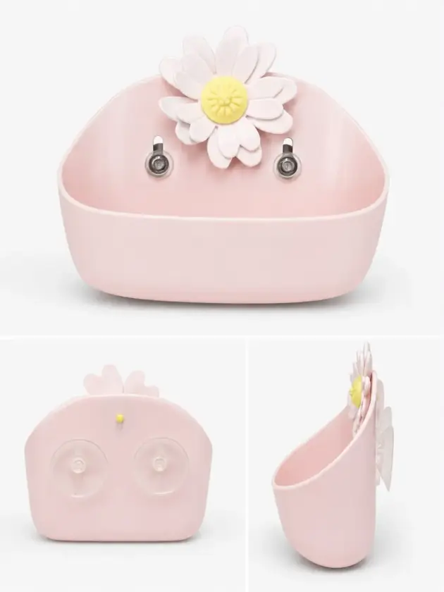 Porta jabón sin taladro C/Flor