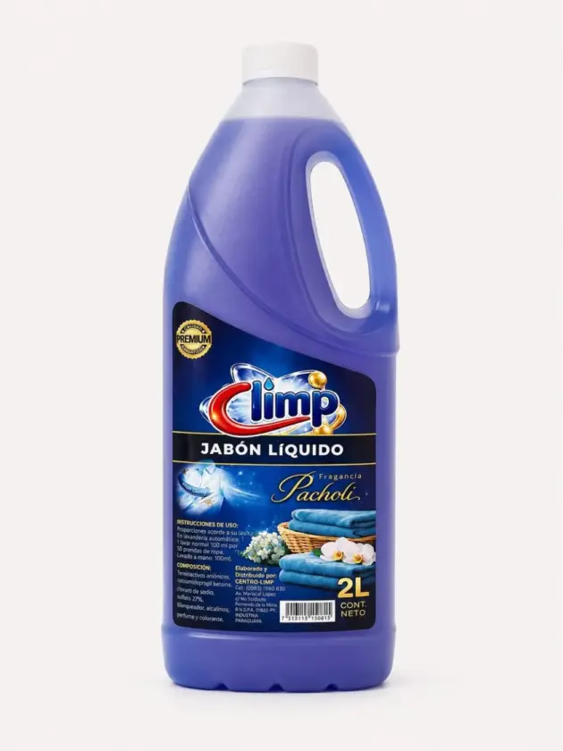 Jabón liquido pacholí 2lt envase reforzado