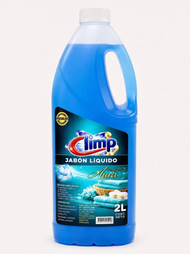 Jabón liquido Aura2lt envase reforzado