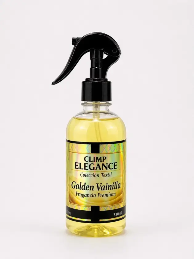Loción para telas CLIMP ELEGANCE - Golden Vainilla 330ml.