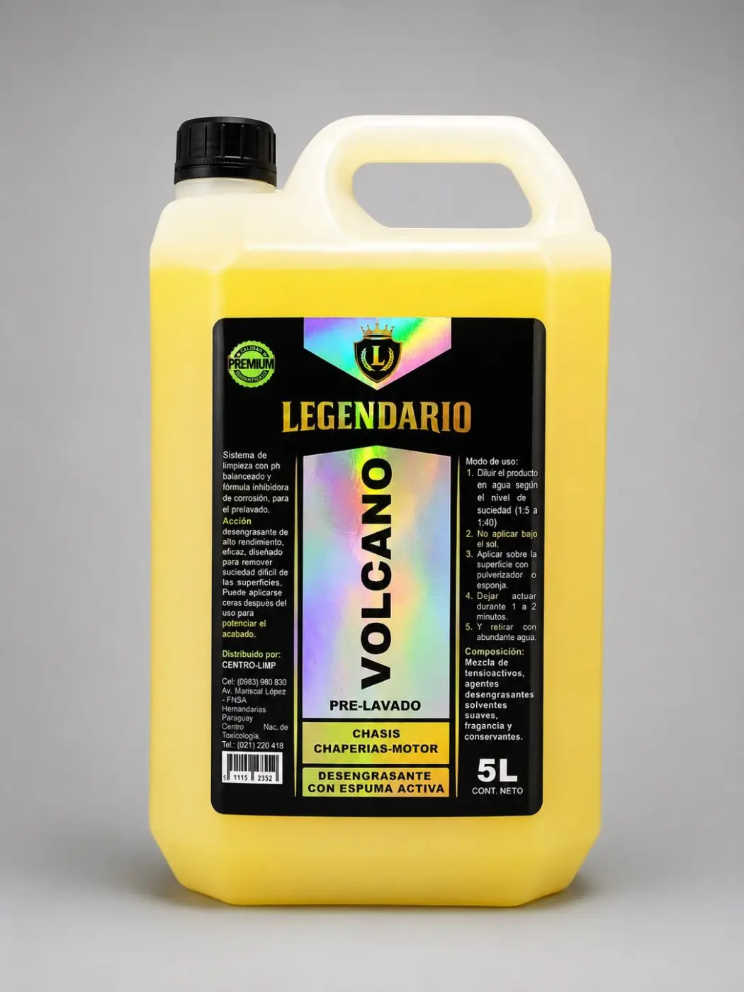 VOLCANO Pre-Lavado LEGENDARIO, 5lt
