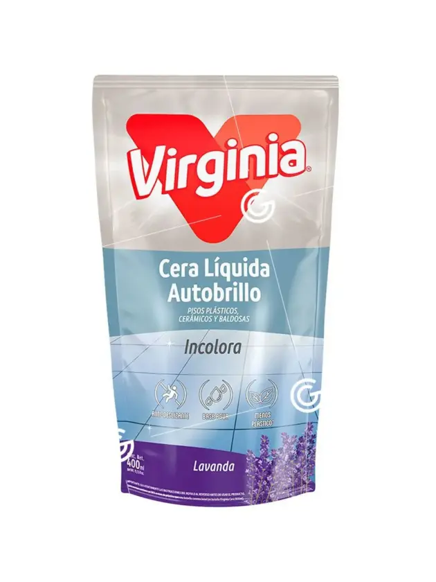 Cera Liquida Incolora 400ml, VIRGINIA