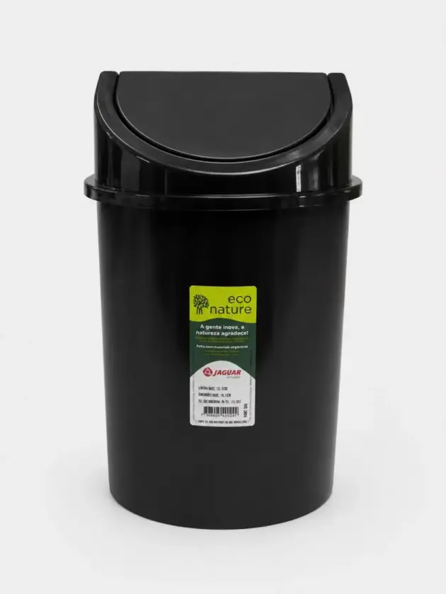 Basurero Plast Movil 12LT. Ref. 3069 JAGUAR