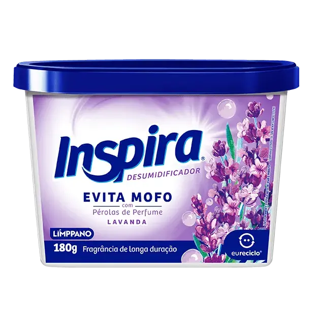 Deshumidificador INSPIRA  con perlas de Lavanda env. 180gr