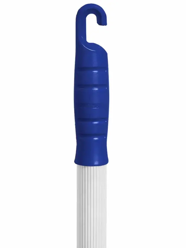 MANGO ALUMÍNIO 140CM NOBRE, Extremos Azul.