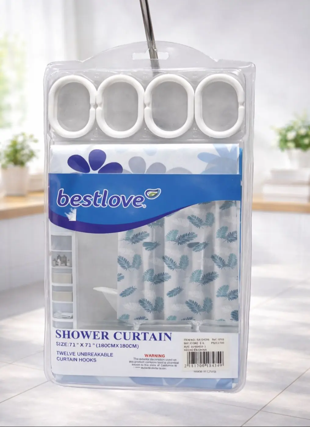 Cortina P/ Baño, BESTLOVE - Imagen 2