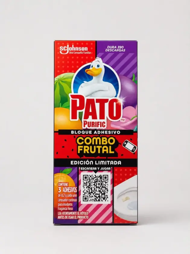 Adhesivo Pato para Inodoros,  frutal 3 und