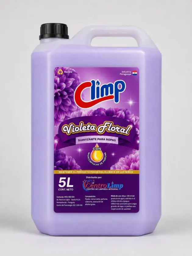Suavizante  Violeta Floral  5L, CLIMP