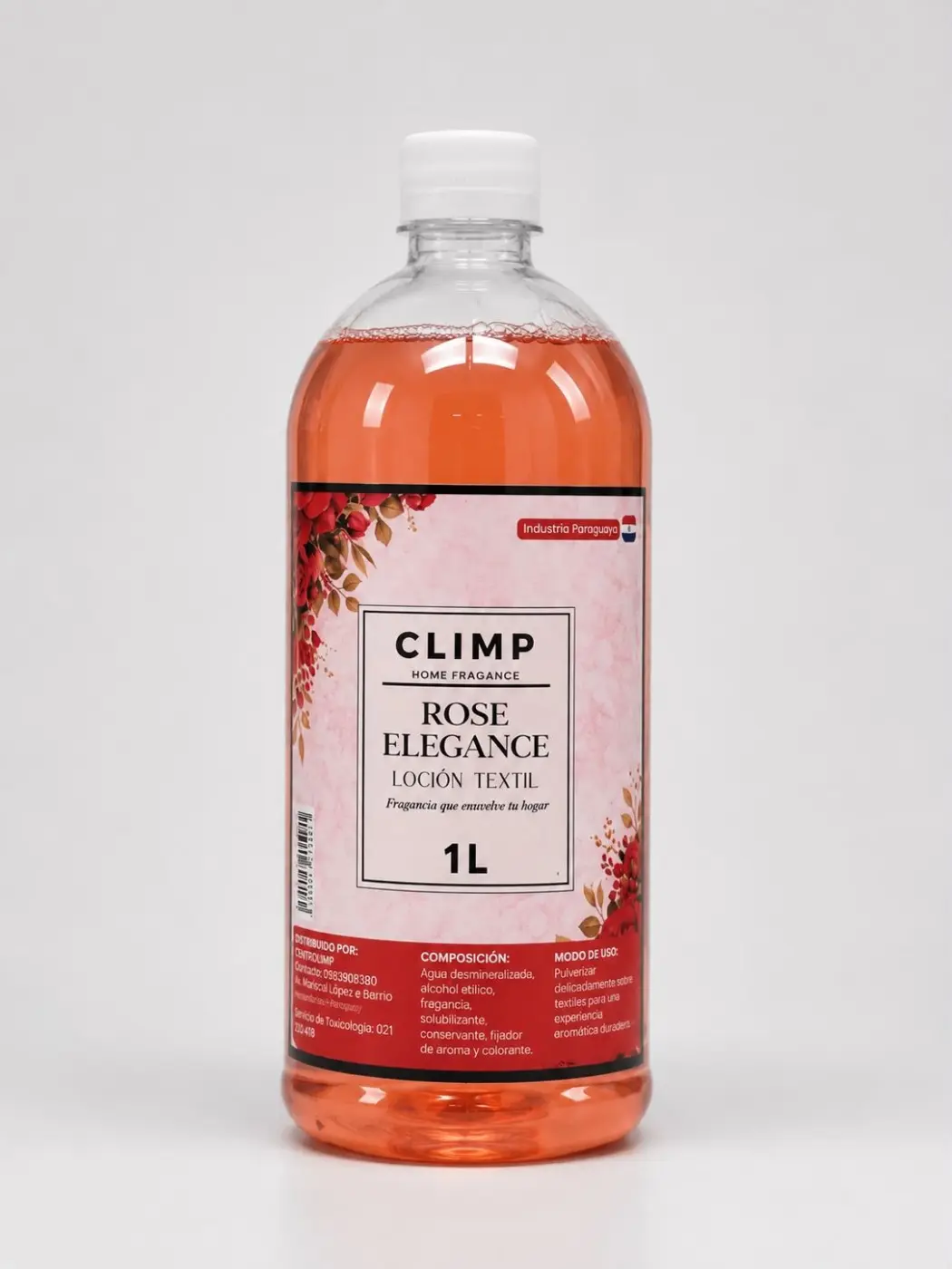 Loción para Telas CLIMP - ROSE ELEGANCE, 1Lt