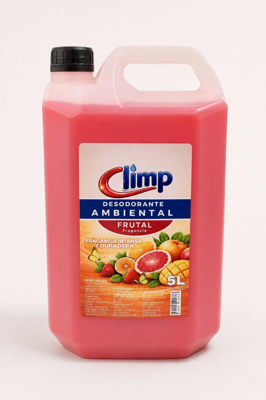 Desodorante de Ambiente CLIMP, FRUTAL 5lt