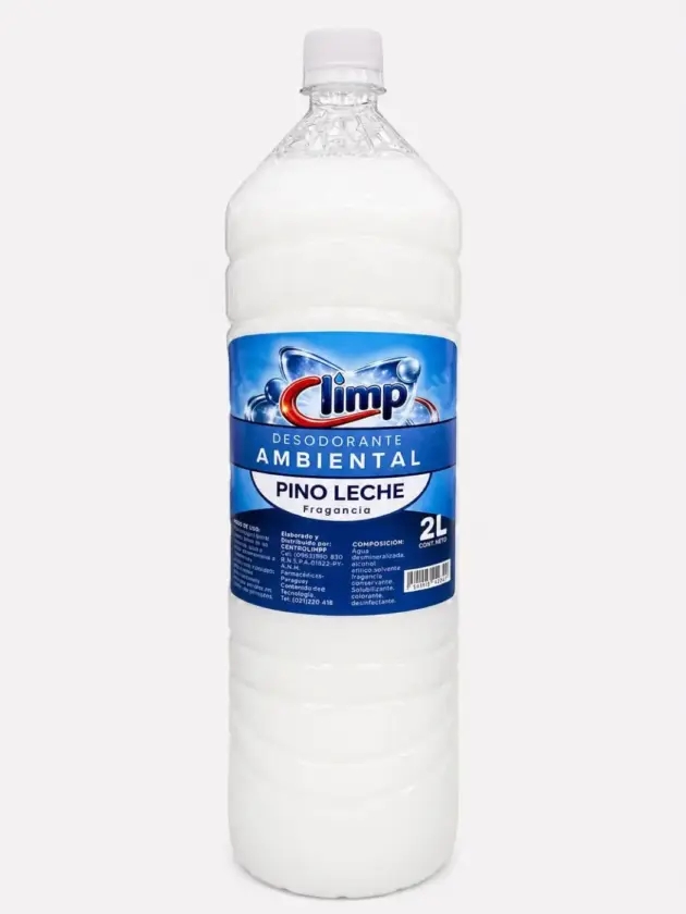 Desodorante de Ambiente CLIMP, PINO LECHE 2Lt.