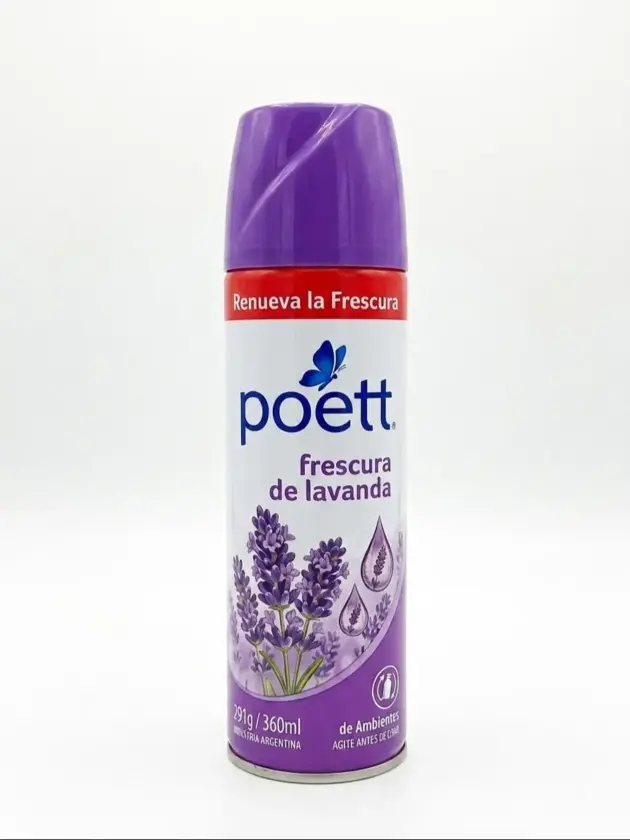 Desodorante de ambiente Poett aerosol 360cc Lavanda