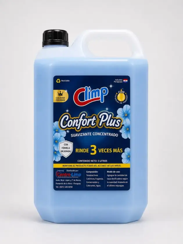 Suavizante Concentrado Comfort Plus 5L, CLIMP