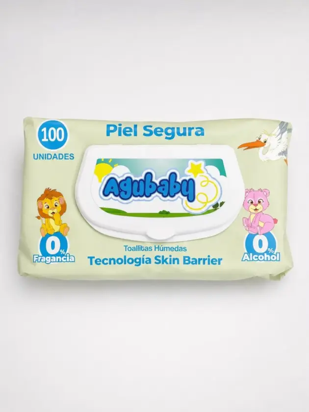 Toallita Humeda Agubaby Piel Segura 100und.