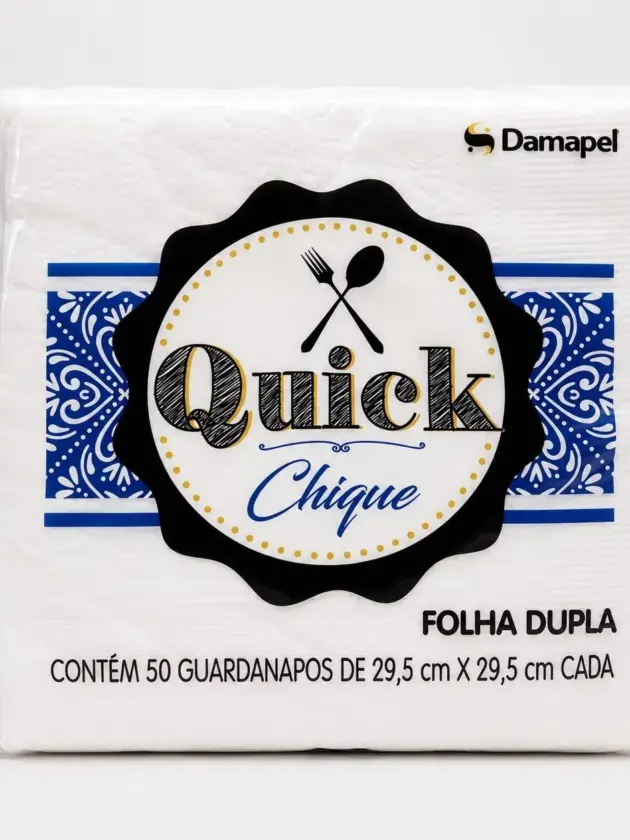 Servilleta Quick 50un 29,5cm X 29,5cm