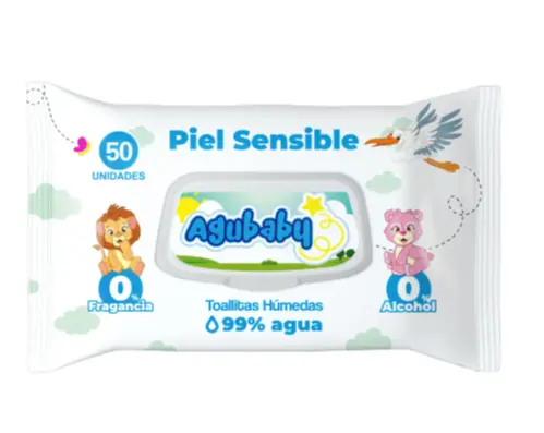 Toallitas Húmedas Agubaby Souni 99% Agua