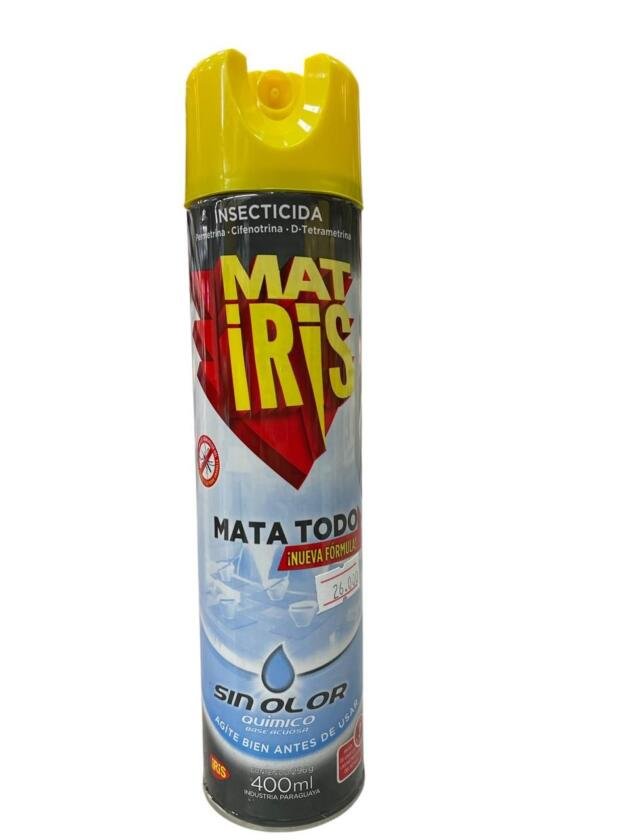 MATIRIS INSECTICIDA AEROSOL MATATODO SUAVE AROMA - 400mL.