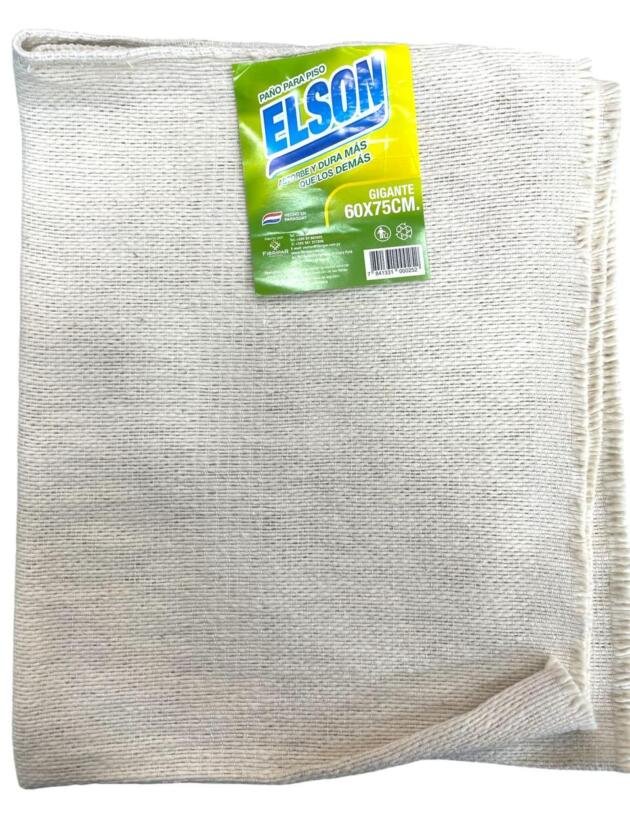 Trapo de piso Elson (60x70)cm. Hilo blanco