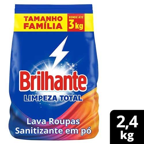 Jabon en polvo Brillante  de 2,4kg