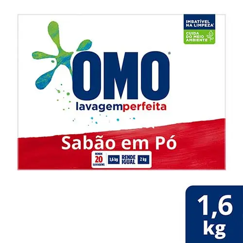 Jabón en polvo OMO 1.6 CARTON