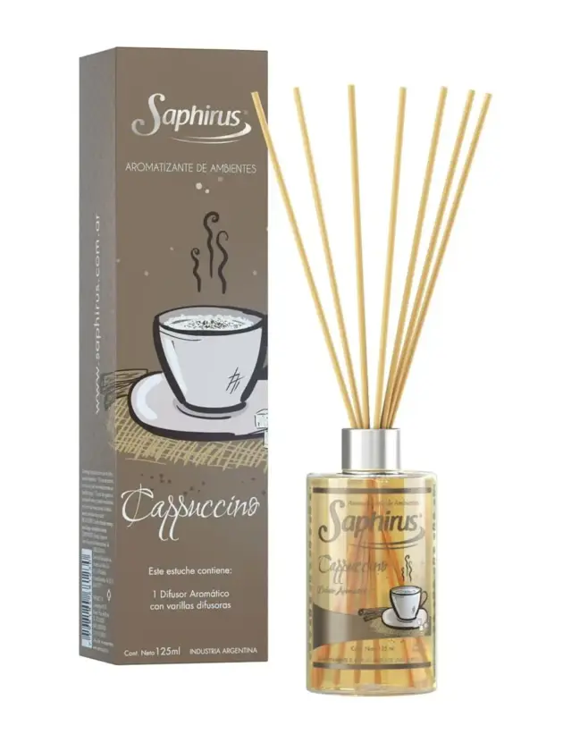 Saphirus Difusor con palillos Cappuccino