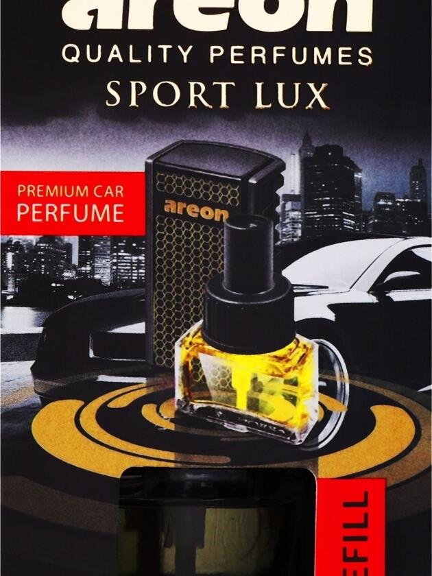 Perfume automotivo Areon Sport lux PREMIUM CAR refil mas soporte