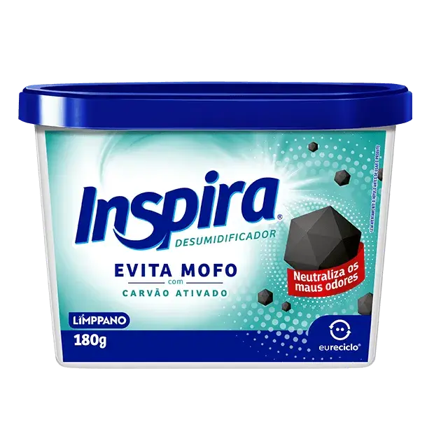 Deshumidificador Inspira con perlas Carbón Activado env. 180gr