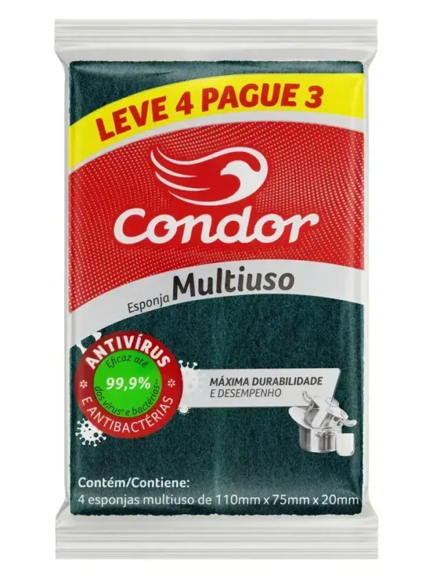 Esponja multiuso 4x1 condor