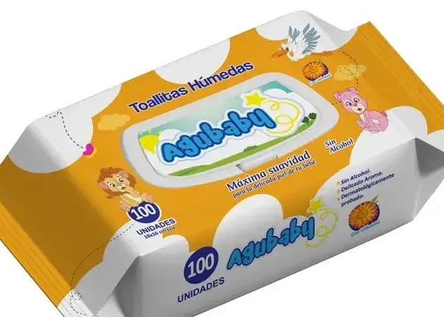 Toallita humeda agubaby calendula 100und.