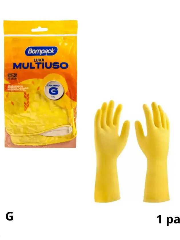 Guante Amarillo BOMPACK. G