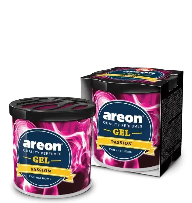 PERFUME AUTOMOTIVO AREON GEL PASSION.