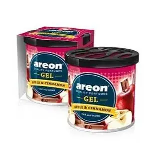 PERFUME AUTOMOTIVO AREON GEL APPLE AND CINNAMON.