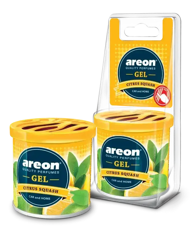 Perfume automotivo Areon Gel, CITRUS SQUASH,