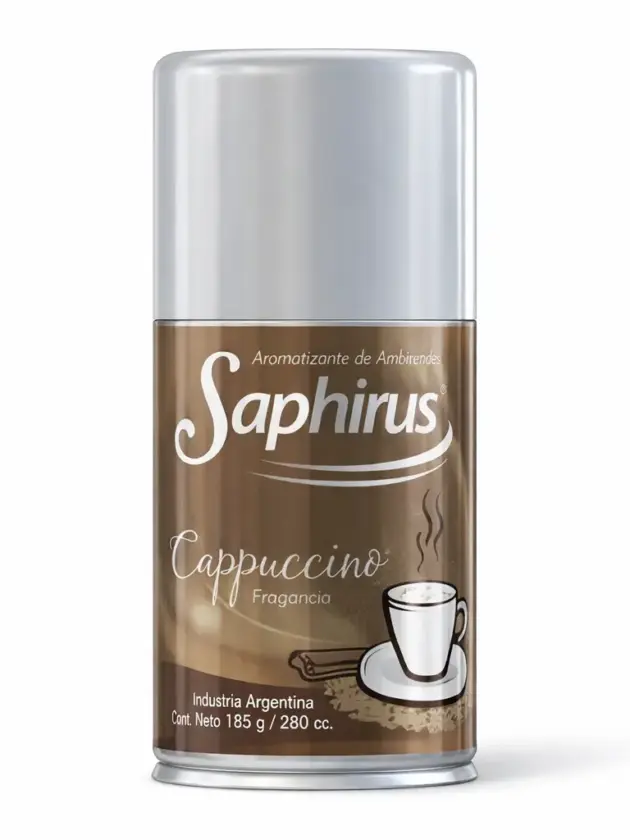Desodorante Ambiental  Saphirus Aerosol Cappuccino 280cc