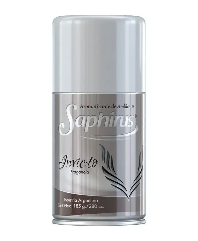 Desodorante Ambiental  Saphirus Aerosol Invicto 280cc