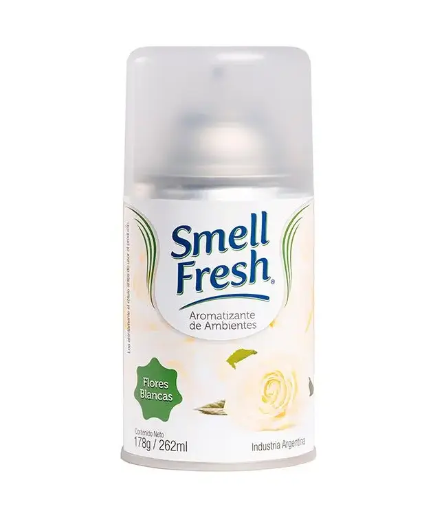 DESODORANTE AMBIENTAL SMELL FRESH FLORES BLANCAS X 262ML.