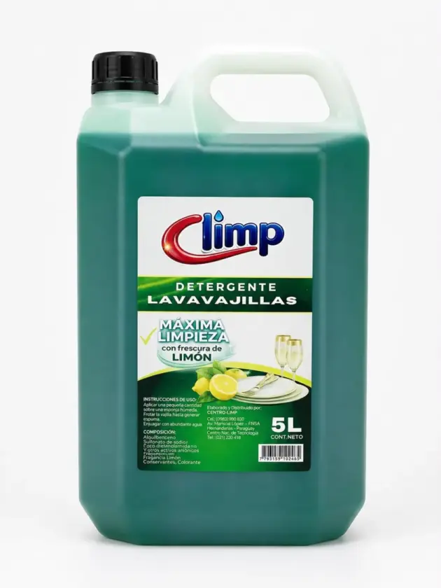 Detergente para cubiertos Limon, 5L CLIMP
