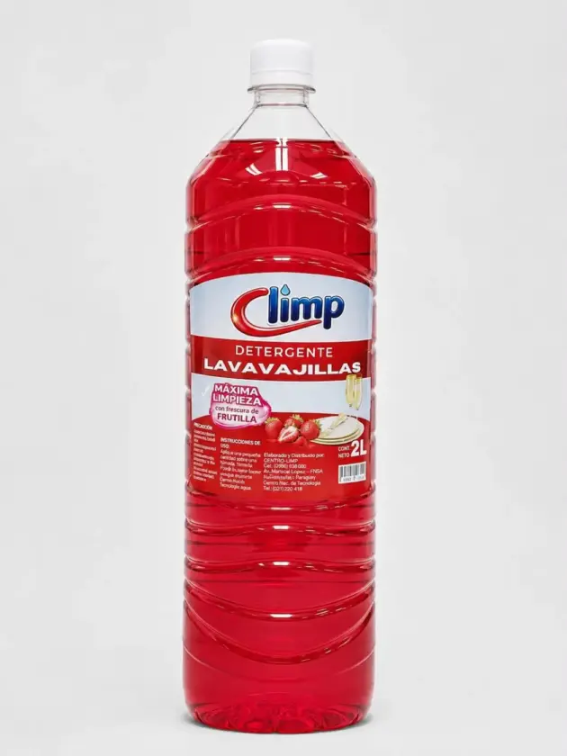 Detergente para cubiertos Frutilla, 2L CLIMP