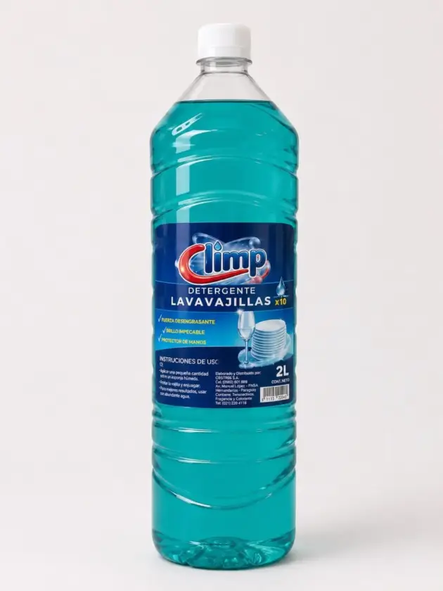 Detergente para cubiertos  Premium 2L, CLIMP