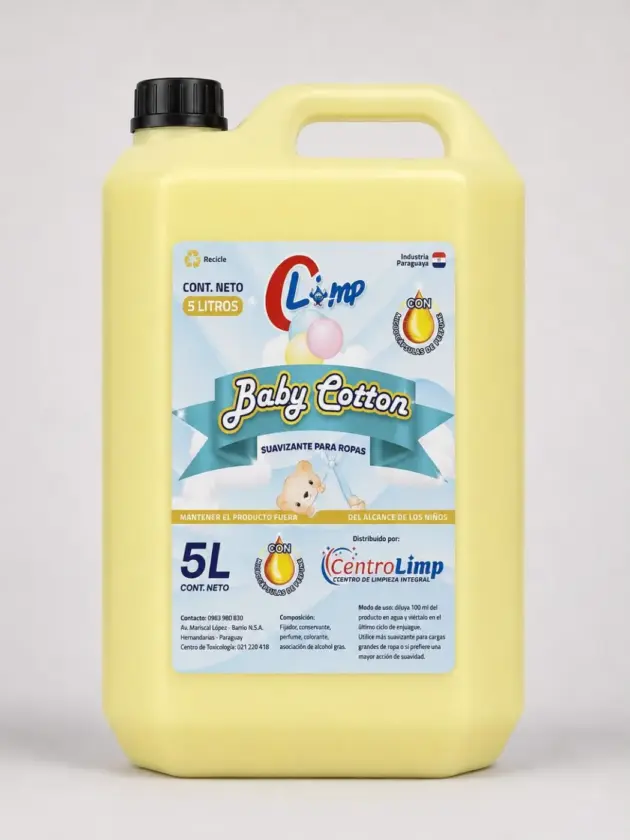 Suavizante Baby Cotton, 5l CLIMP.