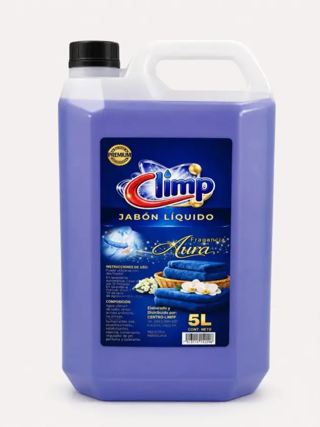Jabón Liquido Premium Omo, 5Lt CLIMP.