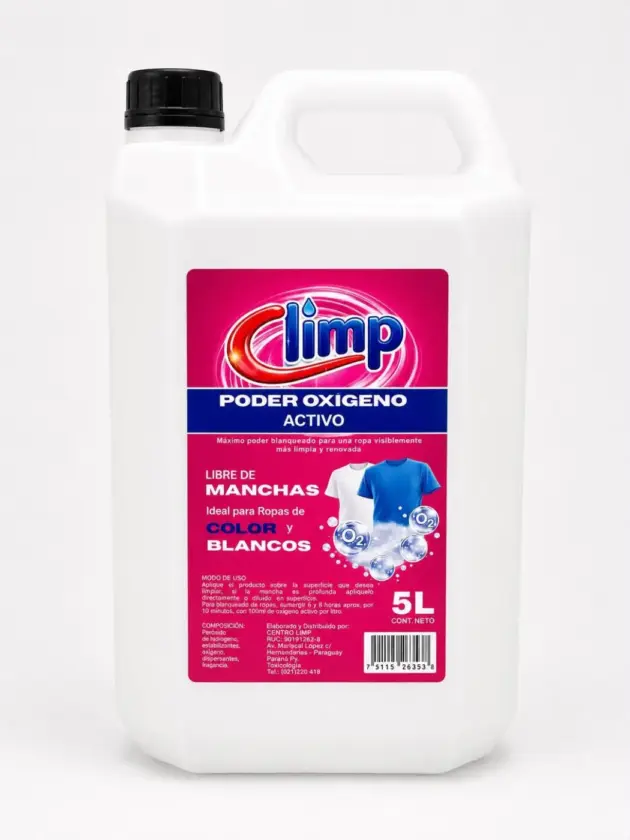 Lavandina Perfumada 5Lt. Oxigeno Activado, CLIMP