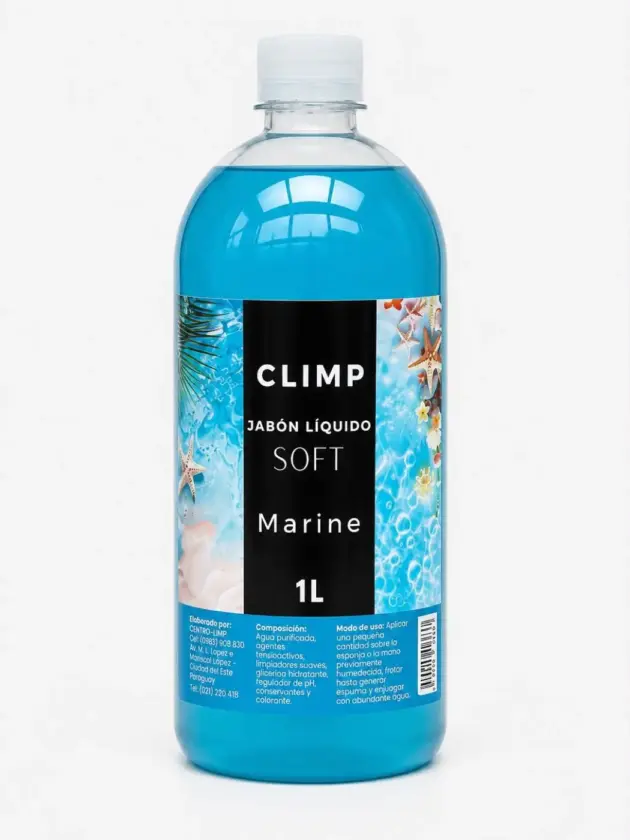 Jabón Liquido Tocador Algas Marinas, 1lt CLIMP